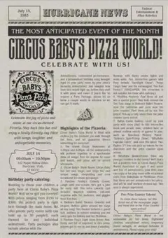 【A4ポスター】No.238 CB Pizza World 印刷物のサムネイル