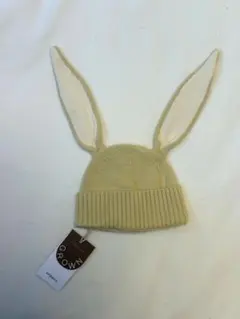GROWN rabbit beanie タグあり