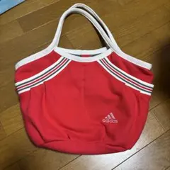 adidas トートバッグ レッド　サンプル　ヴィンテージ　レア