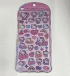 サンリオ　コットンパフィー　シール　キティ