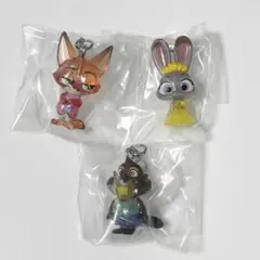 【ズートピア2】めじるしアクセサリー ニック ジュディ ニブルズ 3点セット