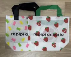 repipi armario 不織布　ショッパー レピピ アルマリオ　イチゴ　熊のサムネイル