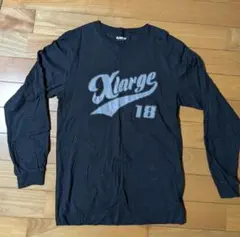 XLARGE ブラック ロングTシャツ S