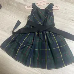 POLO チェック柄 ワンピース　3T