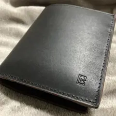 二つ折り財布 黒レンママリスコ同型