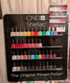 CND♥️Shellacジェルネイル４４本セット♥️専用ラック♥️クリアチャート