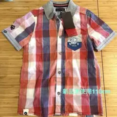 半袖チェックシャツ