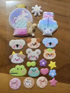 おすそ分け　シール　ガールズコラゾン ユニコーン クーリア ペタペタシール