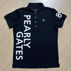PEARLY GATES ゴルフ　紺色 ポロシャツ　サイズ1 レディース