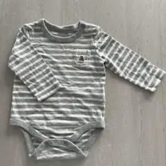 babyGap ストライプロンパース 6-12ヶ月