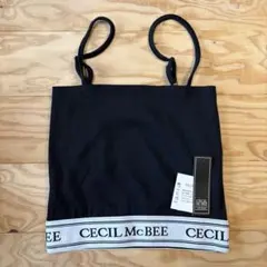 CECIL McBEE チューブトップ　M 黒