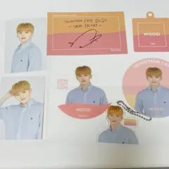 SEVENTEEN セブチカフェ トレカ コースター キーホルダー ウジ セット