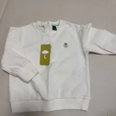 未使用　moimoln オフホワイト トレーナー 90cm