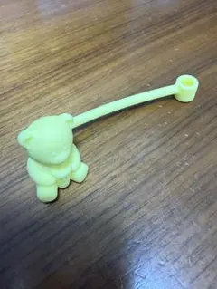 イエロー☆スターバックス　リユーザブルカップ専用ストローキャップベアリスタ