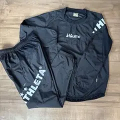 ATHLETA 上下セット L/M ブラック - メルカリ