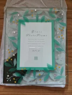 ☆新品未使用☆　ガラス　フォトフレーム