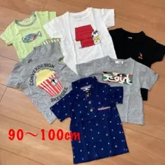 X-girl・ユニクロetc Tシャツ6点おまとめ売り 90〜100cm