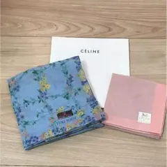 SALE《新品未使用》 CELINE他 ハンカチ2枚セット