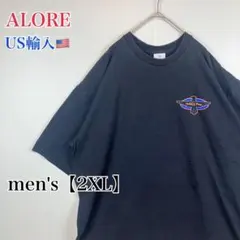 ●T711【US輸入】アローレ 半袖 Tシャツ ブラック系 men's【2XL】のサムネイル