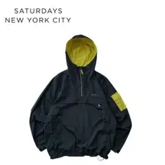 【美品】Saturdays NYC ナイロン 配色 アノラックパーカー