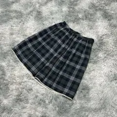 【ロペピクニック】ひざ丈スカート✨緑系【36】 チェック柄　裏地あり