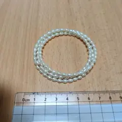 淡水パール 3連ブレスレット