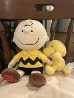 PEANUTS チャーリーブラウン ウッドストック ぬいぐるみセット