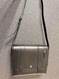 MONTBLANC ショルダーバッグ レザー ブラックのサムネイル