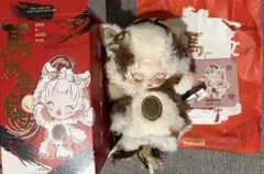 POPMART 馬力全開 ぬいぐるみペンダント スカルパンダ 新品 ポップマート