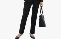 春セール　未使用◎高見えパンツ黒　19号ABR フォーマル＆ビジネスも