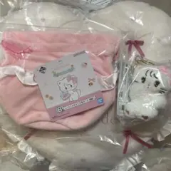 ケアベア ぬいぐるみバニティポーチ 寝そべりBIGぬいぐるみ フェイス