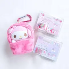 マイメロディ いちごマスコット ロールシール２個 セット つれてってマスコット