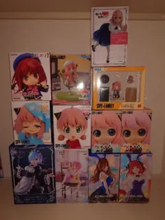 リゼロ、五等分の花嫁、スパイファミリー、その他フィギュア詰め合わせ