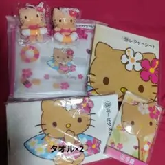 ハローキティ サンリオ 当たりくじ 日焼けキティグッズ