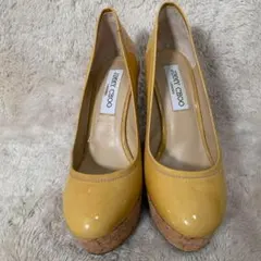 JIMMY CHOO ジミーチュウ　イエロー　ウェッジソールのサムネイル