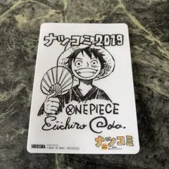 ONE PIECE ナツコミ 2019 下敷き 尾田栄一郎 ジャンプフェア 特典