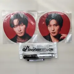 Snow Man Dome Tour ON ペンライト うちわ セット