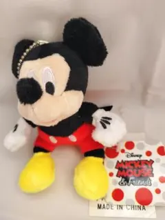 ミッキーマウス ぬいぐるみ キーチェーン付き ミッキー ディズニー