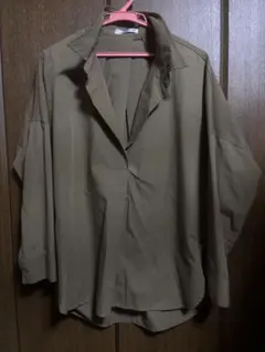 &NOSTALGIA ブラウン 長袖シャツのサムネイル