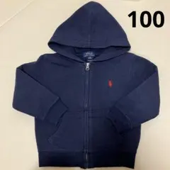 Polo Ralph Lauren ラルフローレン　ネイビー パーカー 100