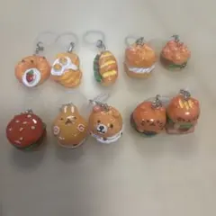 サンエックスにゃんにゃんにゃんこバーガーシリーズチャームセット