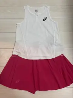 ラッキーインラブ ガールズ テニス ウェア タンクトップ スコート