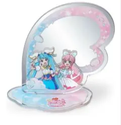 プリキュア　映画公開記念スタンドミラー　キュアスカイ&キュアプリズム