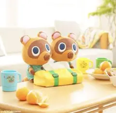 あつ森 一番くじＡ賞 ティッシュケース　つぶきちまめきち　あつまれどうぶつの森