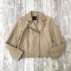 美品 ナノユニバース ライダース ジャケット サイズ36