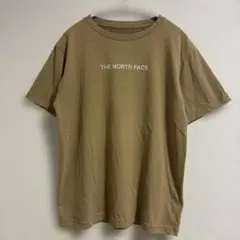 THE NORTH FACE Tシャツ ブラウン ロゴT Mサイズ 半袖