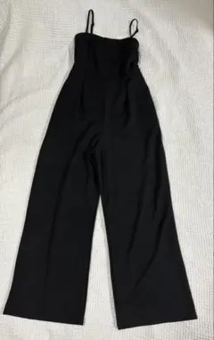 最終値下げ！o0u. サロペットブラック 新品タグ付き　サイズS o0u. サロペットブラック 新品タグ付き サイズS