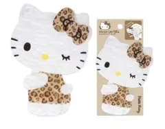 ハローキティ♡ヒョウ柄♡シェル♡ヘアクリップ