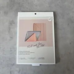 【新品】スリーコインズ　10.2インチ iPad ケース ソフト素材　ピンク