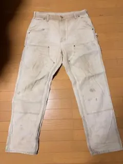 2025年最新】carhartt ダブルニー ホワイトの人気アイテム - メルカリ